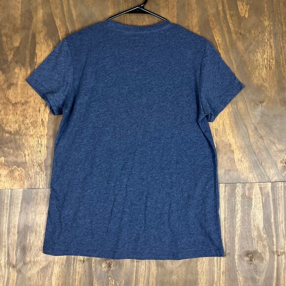 Ariat Womens Shirt Blue Geo Bronc Short Sleeve Cotton Blend Medium - Picture 9 of 11